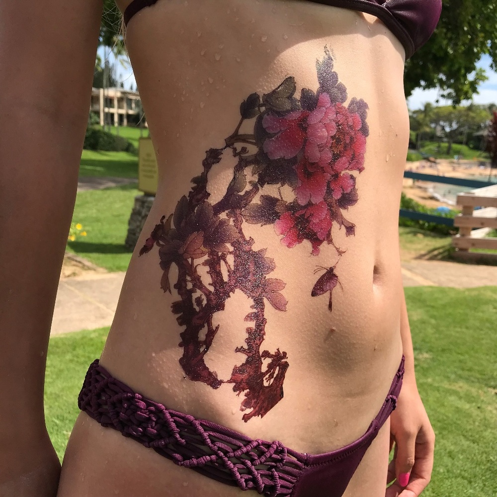 Beautiful Large Temporary Tattoo